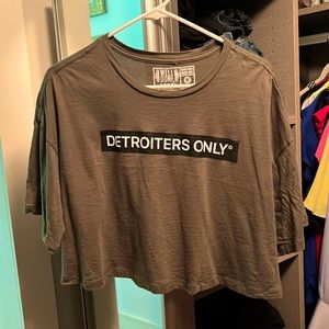 Detroiters Only short tshirt